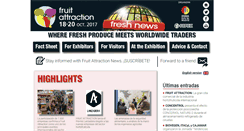 Desktop Screenshot of fruitattractionnews.com